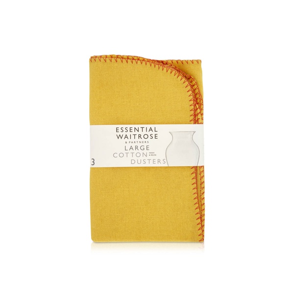 Waitrose Essential Large Cotton Dusters