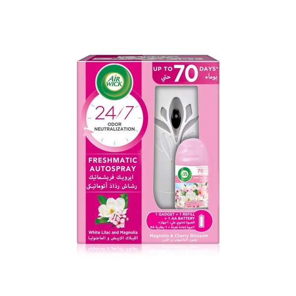 Air Wick Freshmatic Autospray Gadget and Refill White Lilac and Magnolia