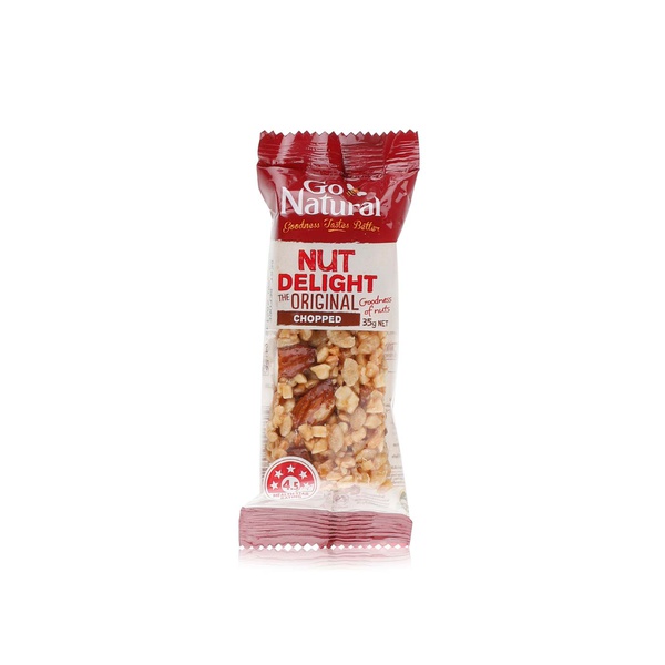 Buy Go Natural nut delight snack bars 35g in UAE