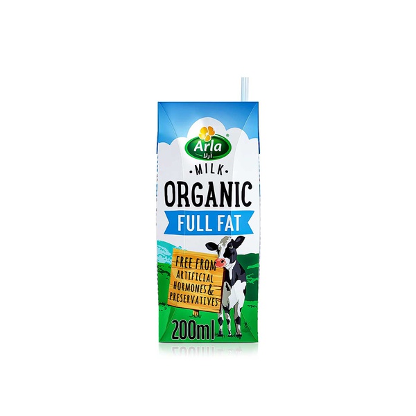 Buy Arla Organic full fat milk 200ml in UAE