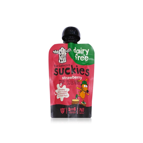 The Collective Dairy Suckies Dairy Free Strawberry Kids Yoghurt Pouch 85g