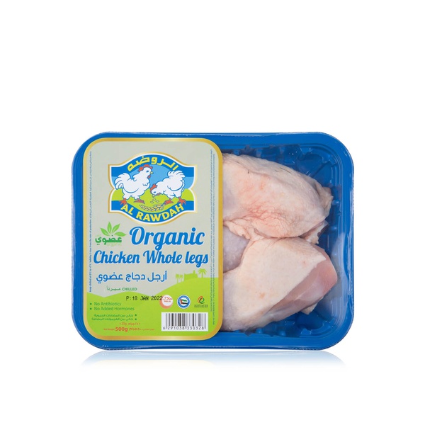 اشتري Al Rawdah organic whole chicken legs 500g في الامارات