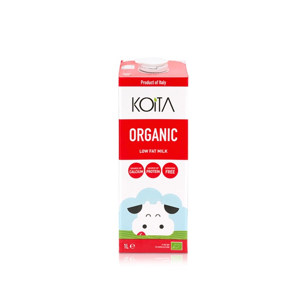Koita Organic Low-Fat Milk with Vitamin a and D3 1 litre
