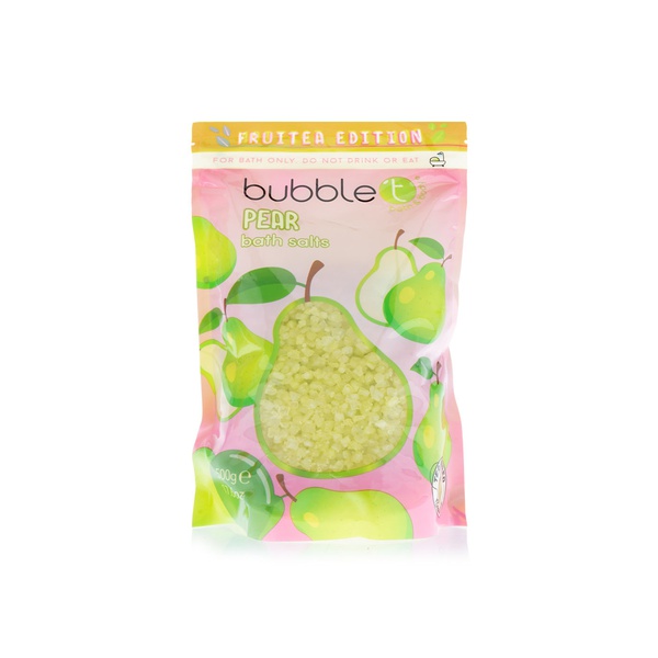 Bubble T Fruitea Relaxing Pear Bath Salts 500g