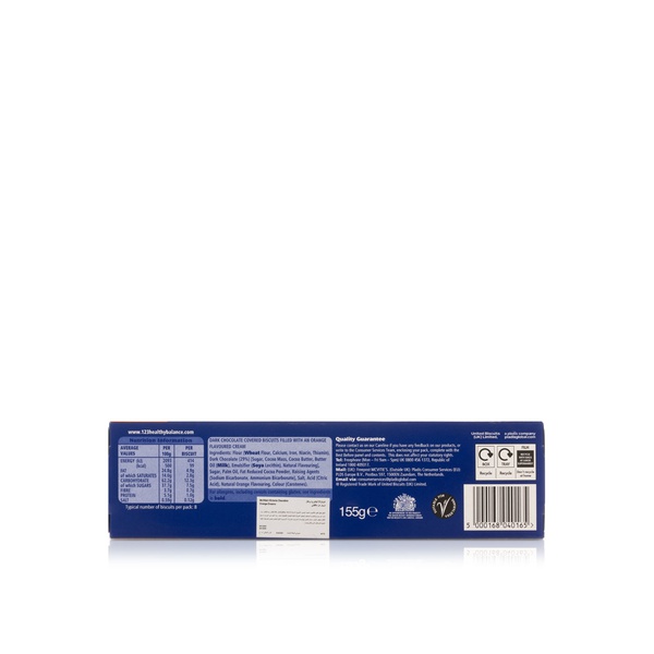 McVitie's Victoria Chocolate Orange Dreams Biscuits 155g