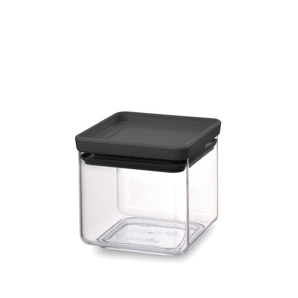 Brabantia Square Canister Dark Grey 0.7 litre