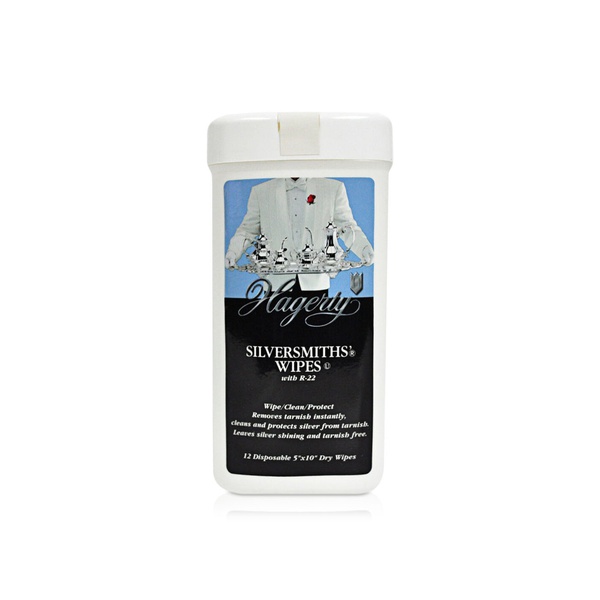 Hagerty Silversmiths' 12 Dry Wipes