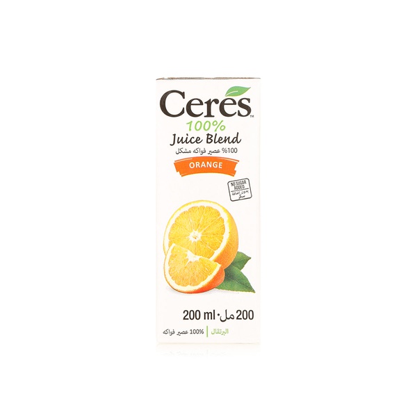 Buy Ceres orange juice blend 200ml in UAE