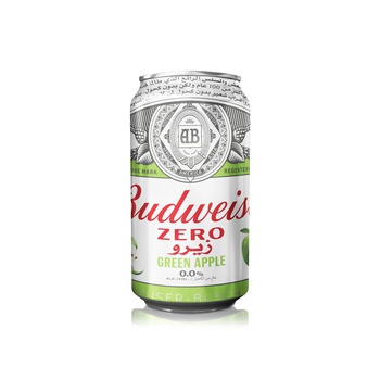 Budweiser Zero Non-Alcoholic Apple Beer Can 330ml