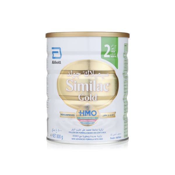 Buy Abbott Similac HMO Gold infant formula milk stage 2 800g in UAE