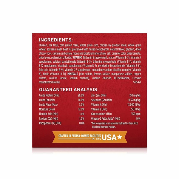 Purina One Chicken and Rice Formula Dry Dog Food 1.36kg