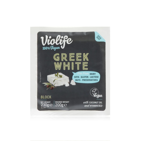 اشتري Violife Greek white cheese block 200g في الامارات