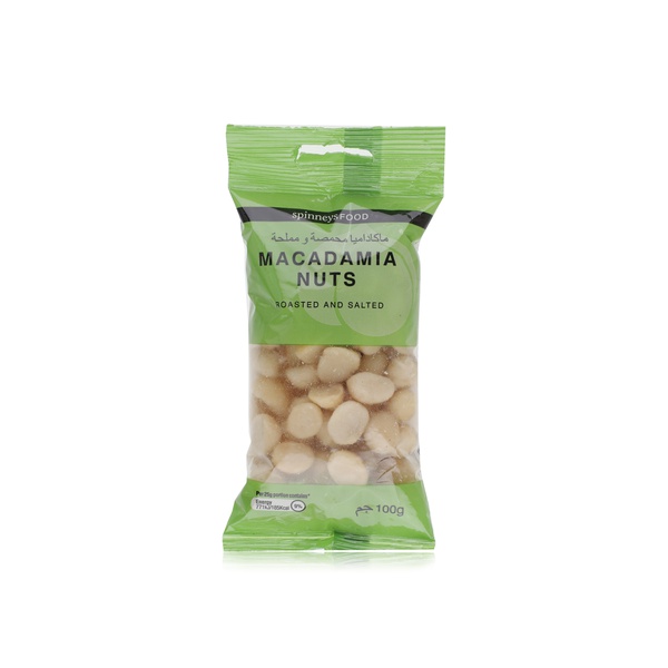 اشتري Spinneysfood roasted and salted macadamia nuts 100g في الامارات