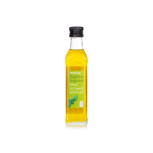 Buy Waitrose basil infused olive oil 250ml in UAE