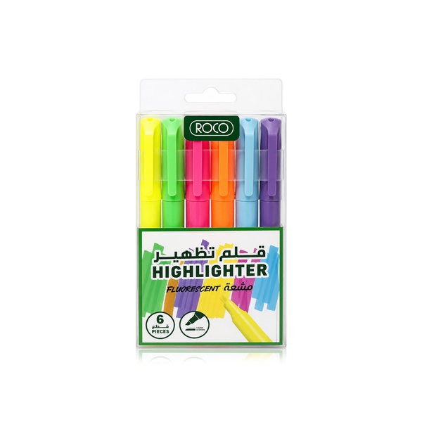 Roco Slim Highlighters x 6