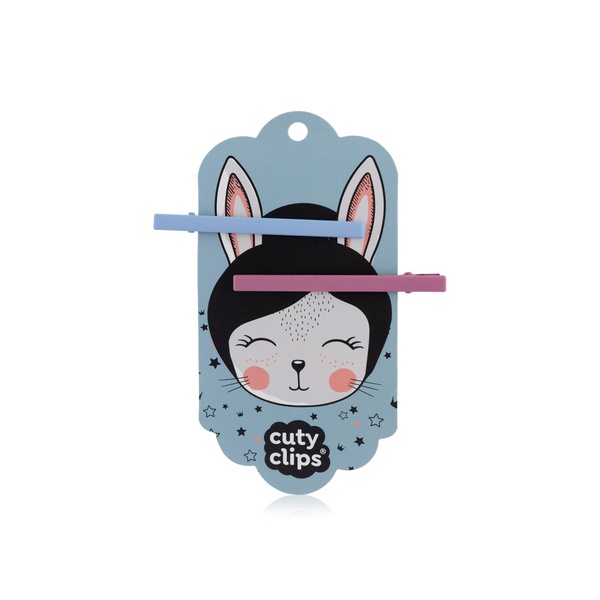 اشتري Snails cuty clips moon rabbit blue hair clips 2 pack في الامارات