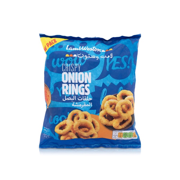 Buy Lamb Weston crispy onion rings 600g in UAE