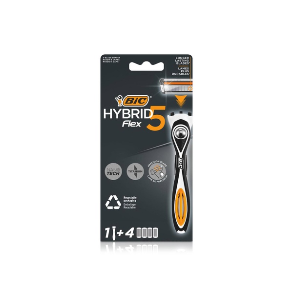 Bic Flex 5 Hybrid Razor with 4 Blades