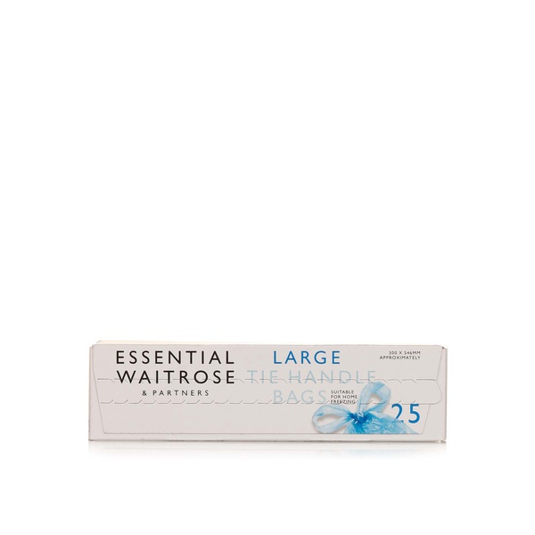 Waitrose Essential Large Tie Handle Bags x 25