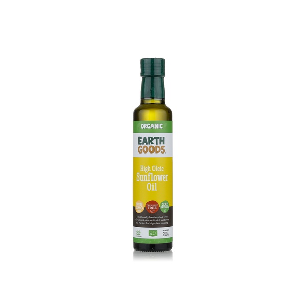 Buy Earth Goods high oleic sunflower oil 250ml in UAE