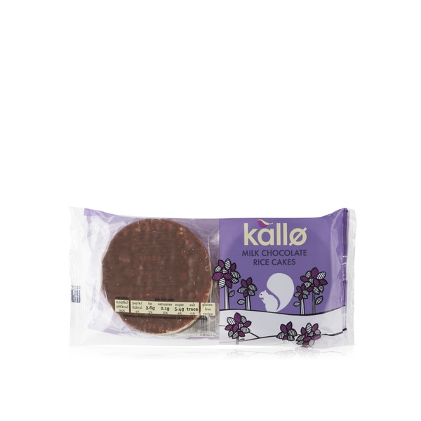 Buy Kallo milk chocolate rice cakes in UAE