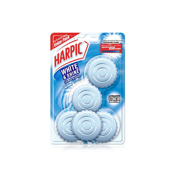 Harpic White and Shine in-Cistern Toilet Cleaner 5s