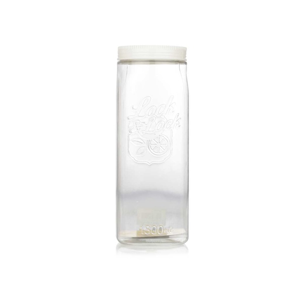 Lock & Lock Retro Door Pocket Canister Square 1.3 litre