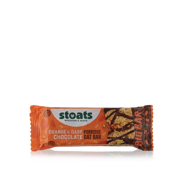 Buy Stoats porridge orange & dark chocolate bar 85g in UAE