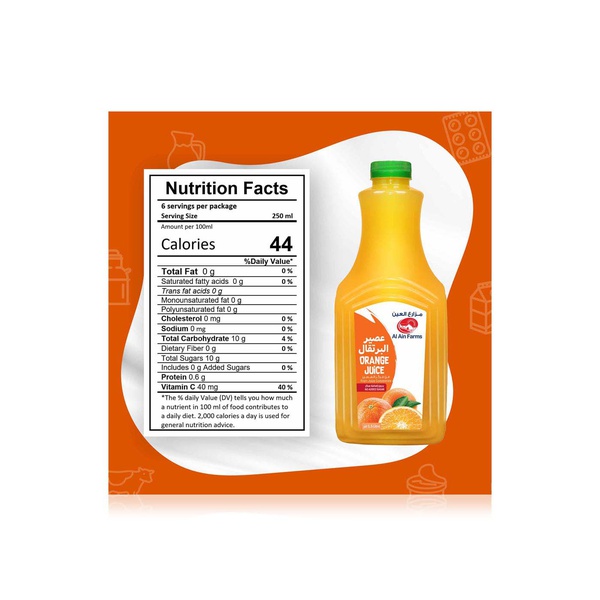 Al Ain Farms Orange Juice 1.5 litre
