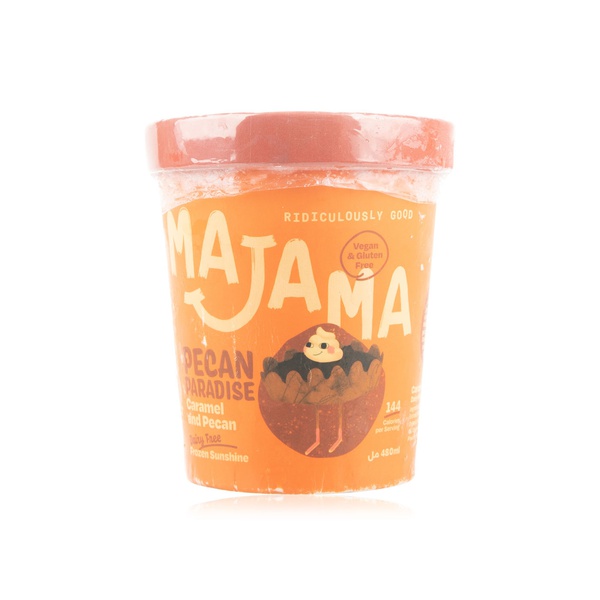 اشتري Majama pecan paradise pecan & caramel ice cream 480ml في الامارات