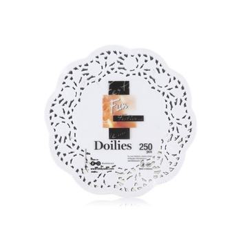 Fun Round Doilies 4.5inches White 250pack