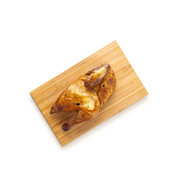 Roast Chicken with Salt and Pepper Half