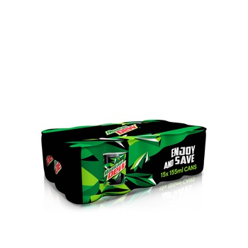 Mountain Dew Cans 15 x 155ml