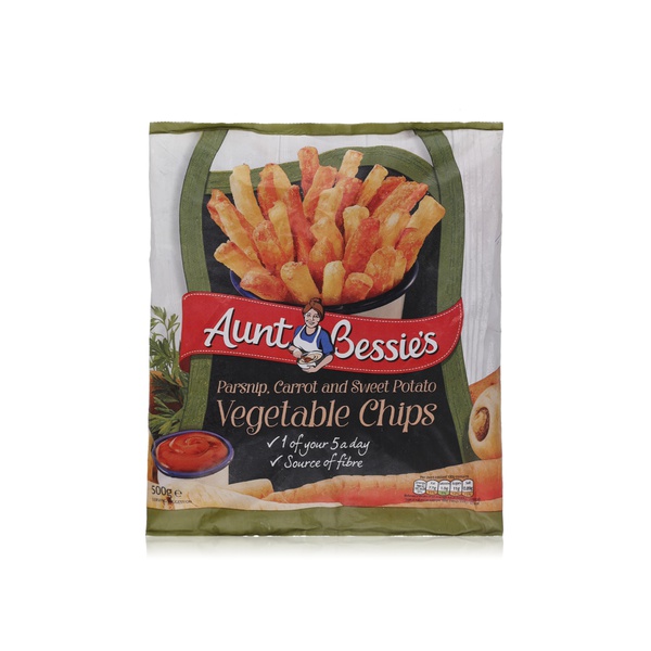 اشتري Aunt Bessies vegetable chips 500g في الامارات