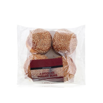 Spinneysfood Brioche Burger Buns x 4
