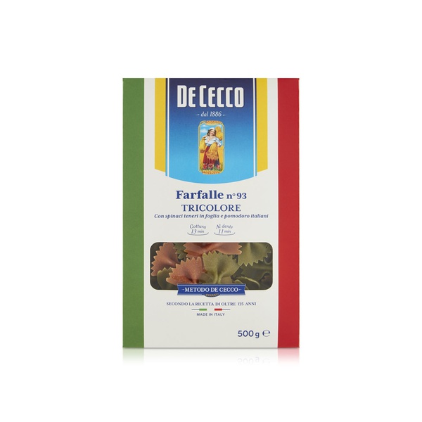 De Cecco Farfalle Tricolore No 93 500g