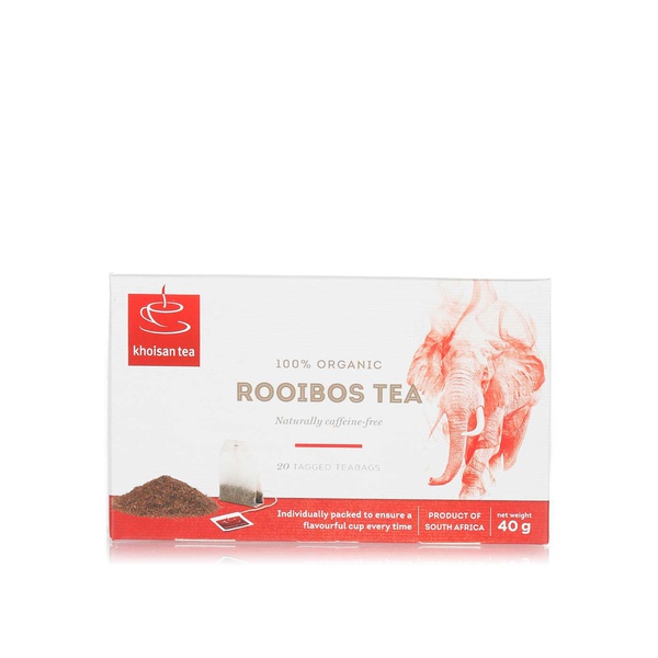 Buy Khoisan Tea organic rooibos tea x20 40g in UAE