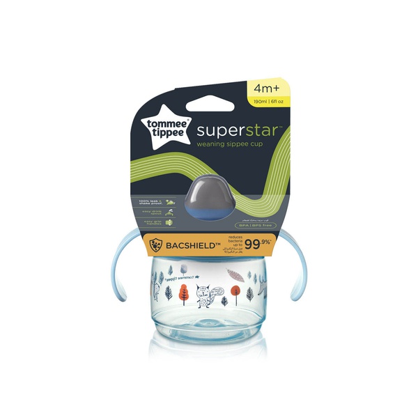 Buy Tommee Tippee superstar sippee weaning sippy cup 4m+ in UAE