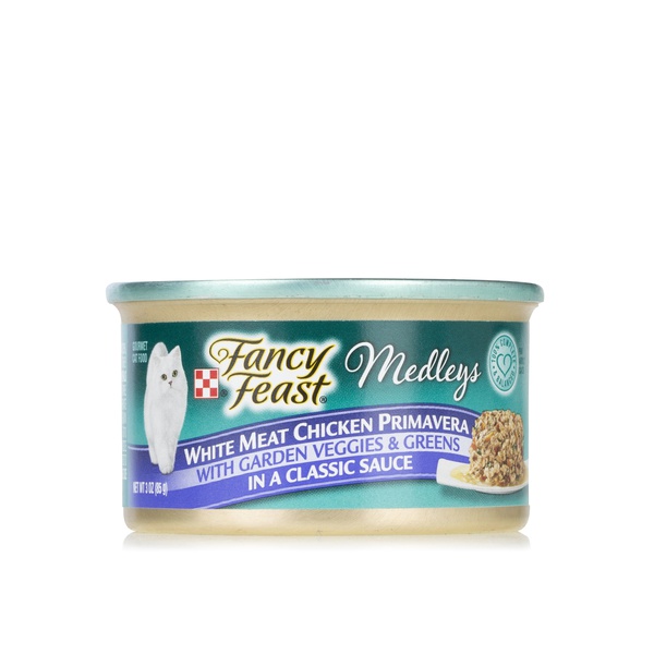 Buy Fancy Feast Medleys Primavera chicken 85g in UAE