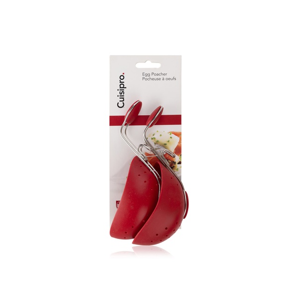 Cuisipro Silicone Egg Poacher Red x 2