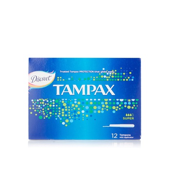 Tampax Super Tampons x 12