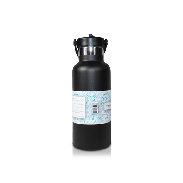 Moya Starfish Insulated and Sustainable Water Bottle Black 500ml