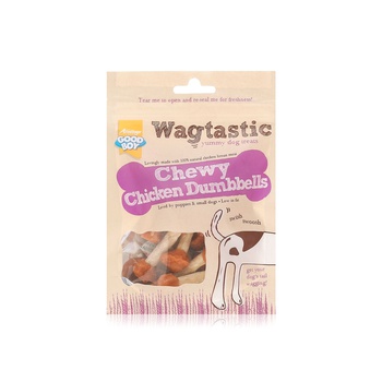 Wagtastic Chicken Dumbbells 90g