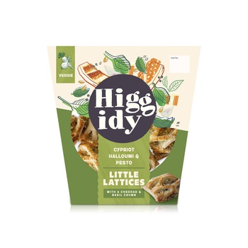 Higgidy Cypriot Halloumi & Pesto Little Lattices 120g