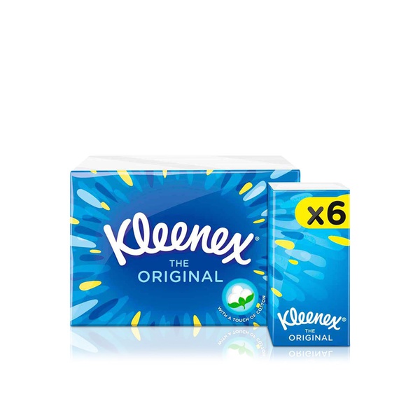 Kleenex Original Facial Pocket Tissues x 6