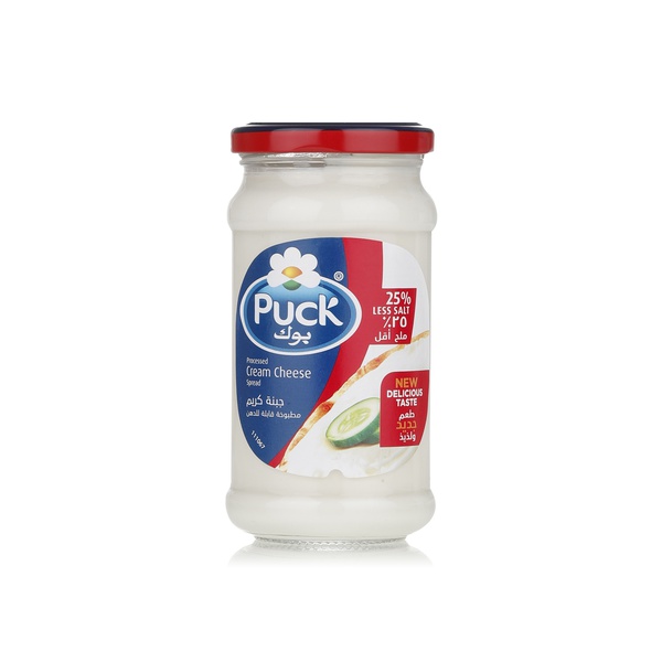 Puck Cream Cheese 25 Less Salt 240g Spinneys Uae