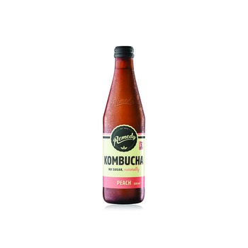 Remedy Kombucha Sparkling Peach 330ml