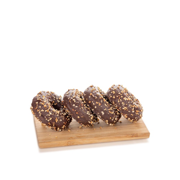 Spinneysfood Chocolate and Hazelnut Donuts 4 x 64g