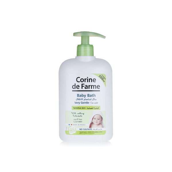 Buy Corine De Farme sulfate free baby bath 500ml in UAE