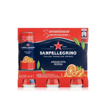 San Pellegrino Aranciata Rossa 6 x 330ml
